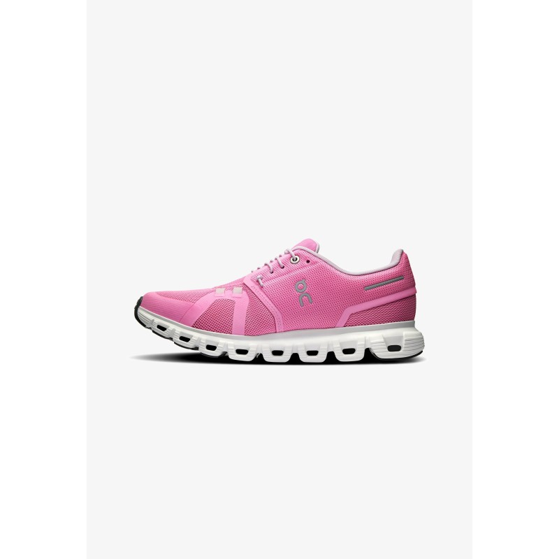 On CLOUD 6 Baskets basses raspberry white