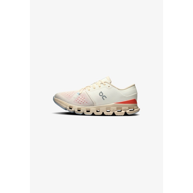 On CLOUD X 4 Chaussures fitness ivory salmon
