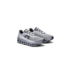 On CLOUDMONSTER Chaussures de running sur route alloy silver